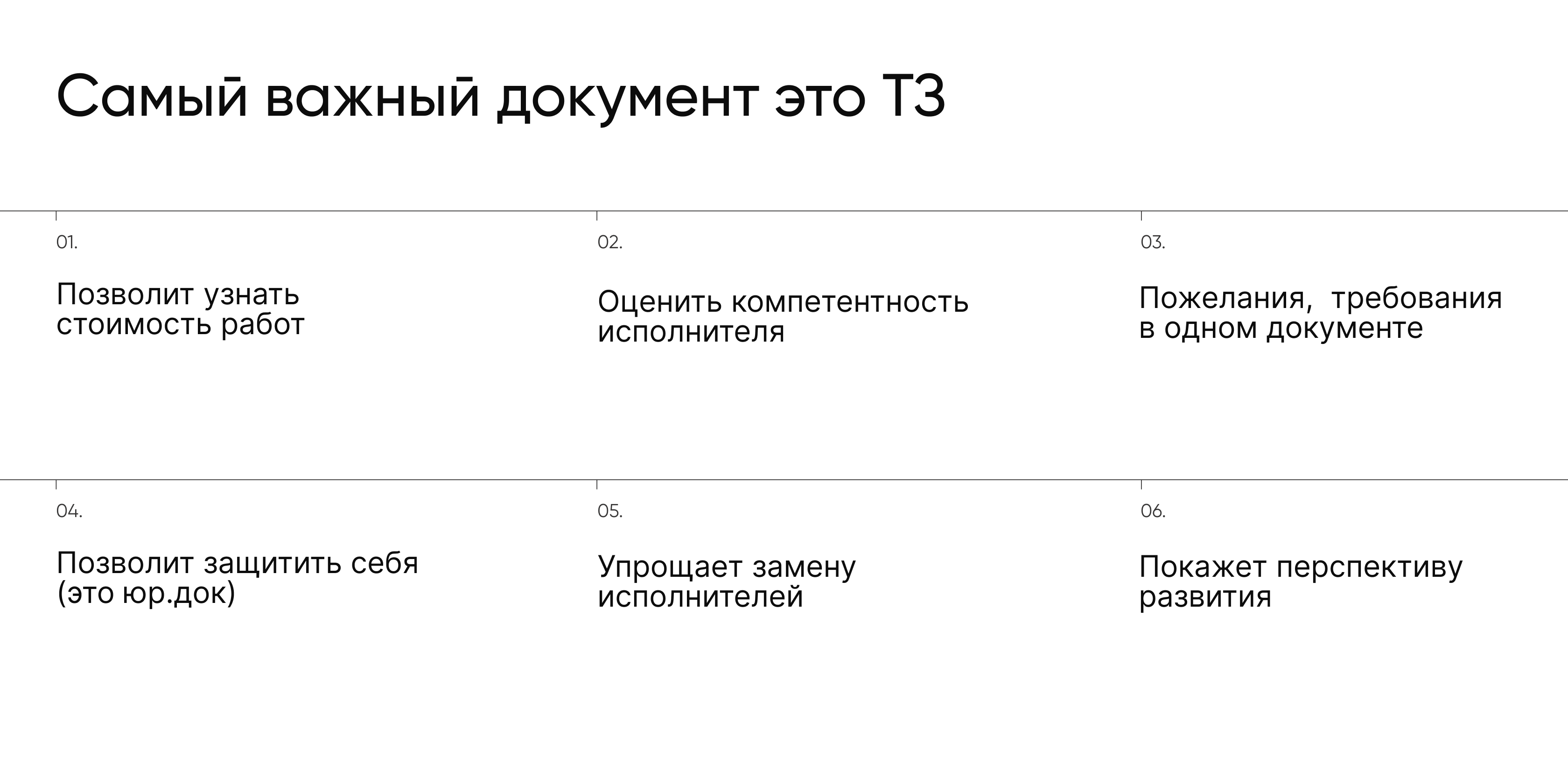 Преимущества технического задания (ТЗ): оценка стоимости, защита интересов заказчика и планирование развития сайта